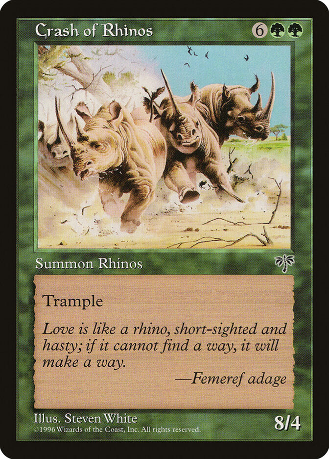 Magic: The Gathering - Crash of Rhinos - Mirage