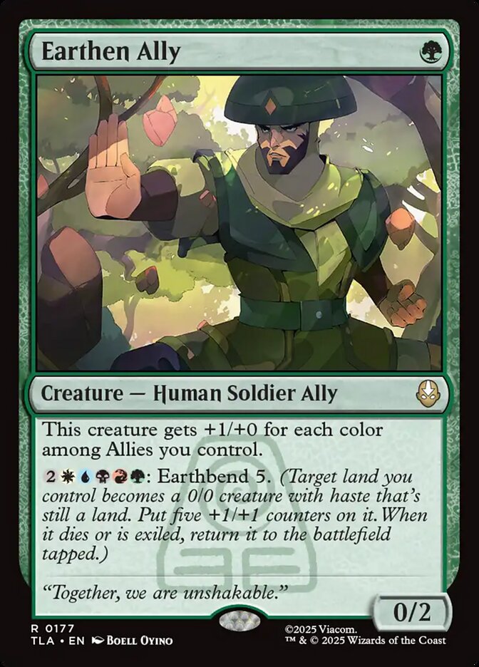Magic: The Gathering - Earthen Ally - Avatar: The Last Airbender