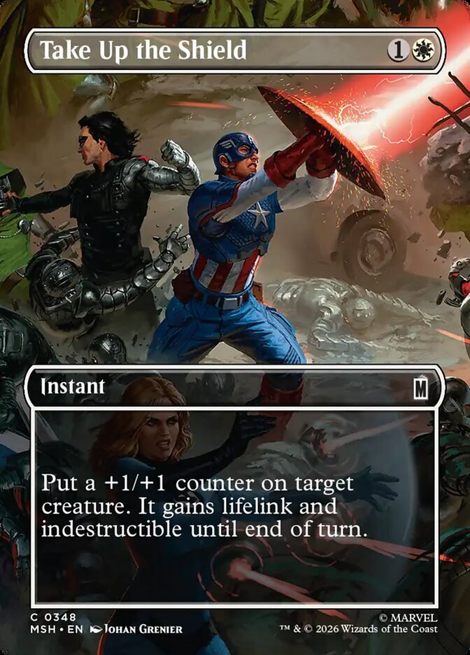 Magic: The Gathering - Take Up the Shield - Marvel Super Heroes