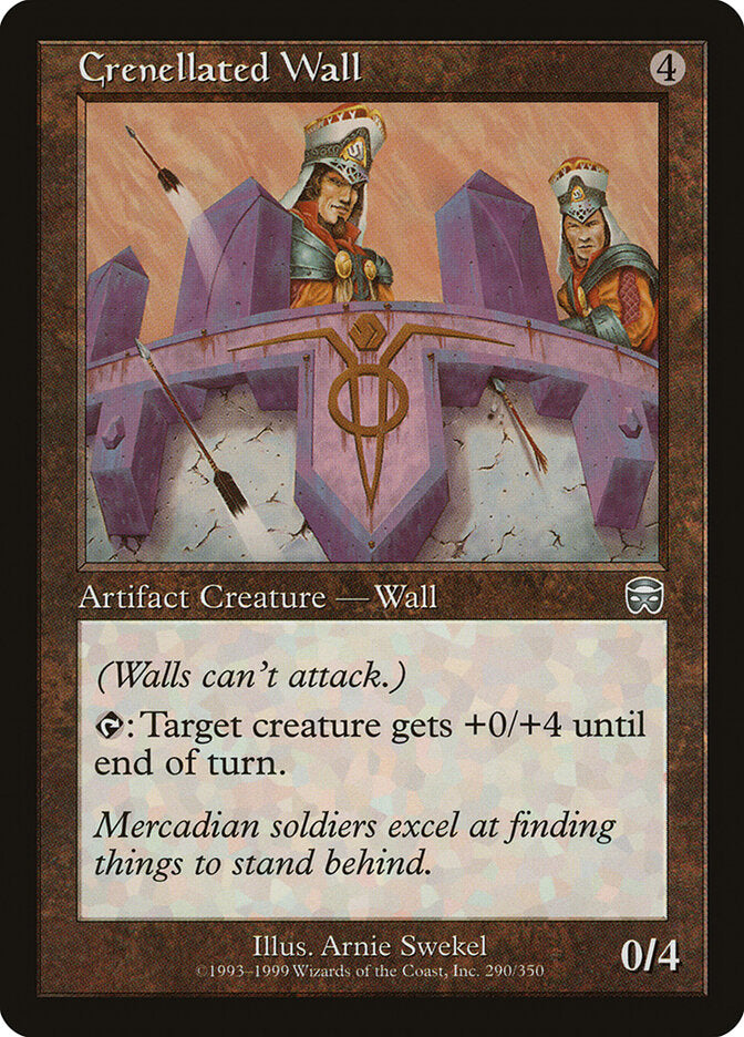 Magic: The Gathering - Crenellated Wall - Mercadian Masques