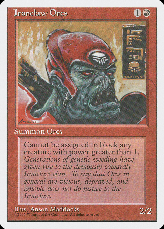 Magic: The Gathering - Ironclaw Orcs - Fourth Edition
