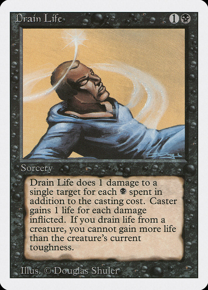 Magic: The Gathering - Drain Life - Revised