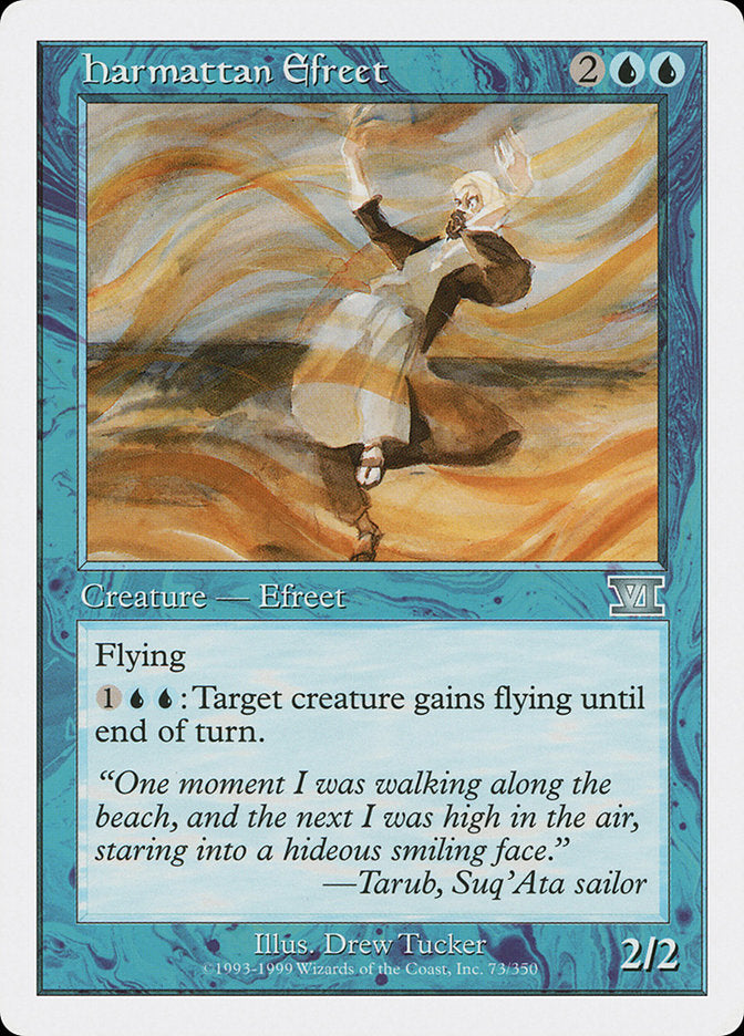 Magic: The Gathering - Harmattan Efreet - Sixth Edition