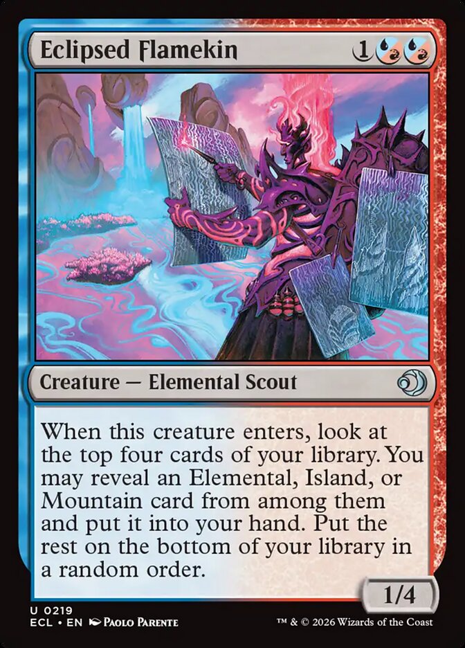 MTG - Eclipsed Flamekin - Lorwyn Eclipsed (SOS)