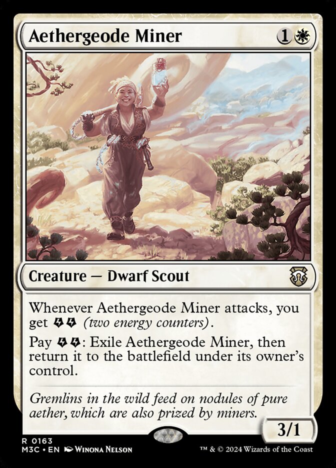 Magic: The Gathering - Aethergeode Miner - Modern Horizons 3 Commander