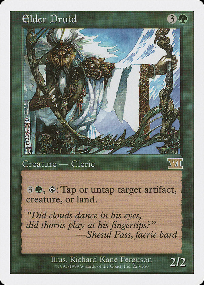 Magic: The Gathering - Elder Druid - Sixth Edition