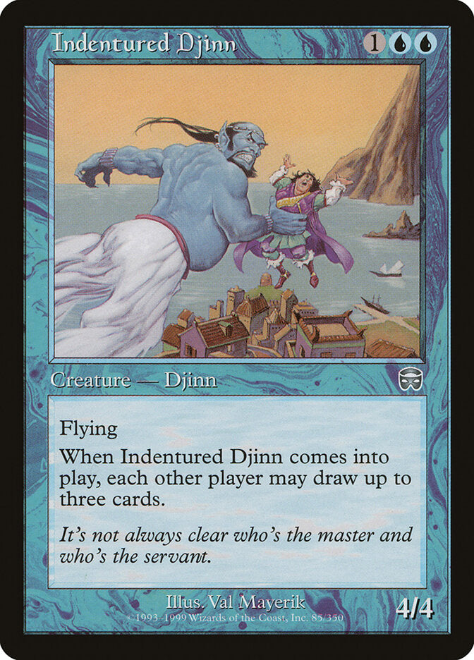 Magic: The Gathering - Indentured Djinn - Mercadian Masques