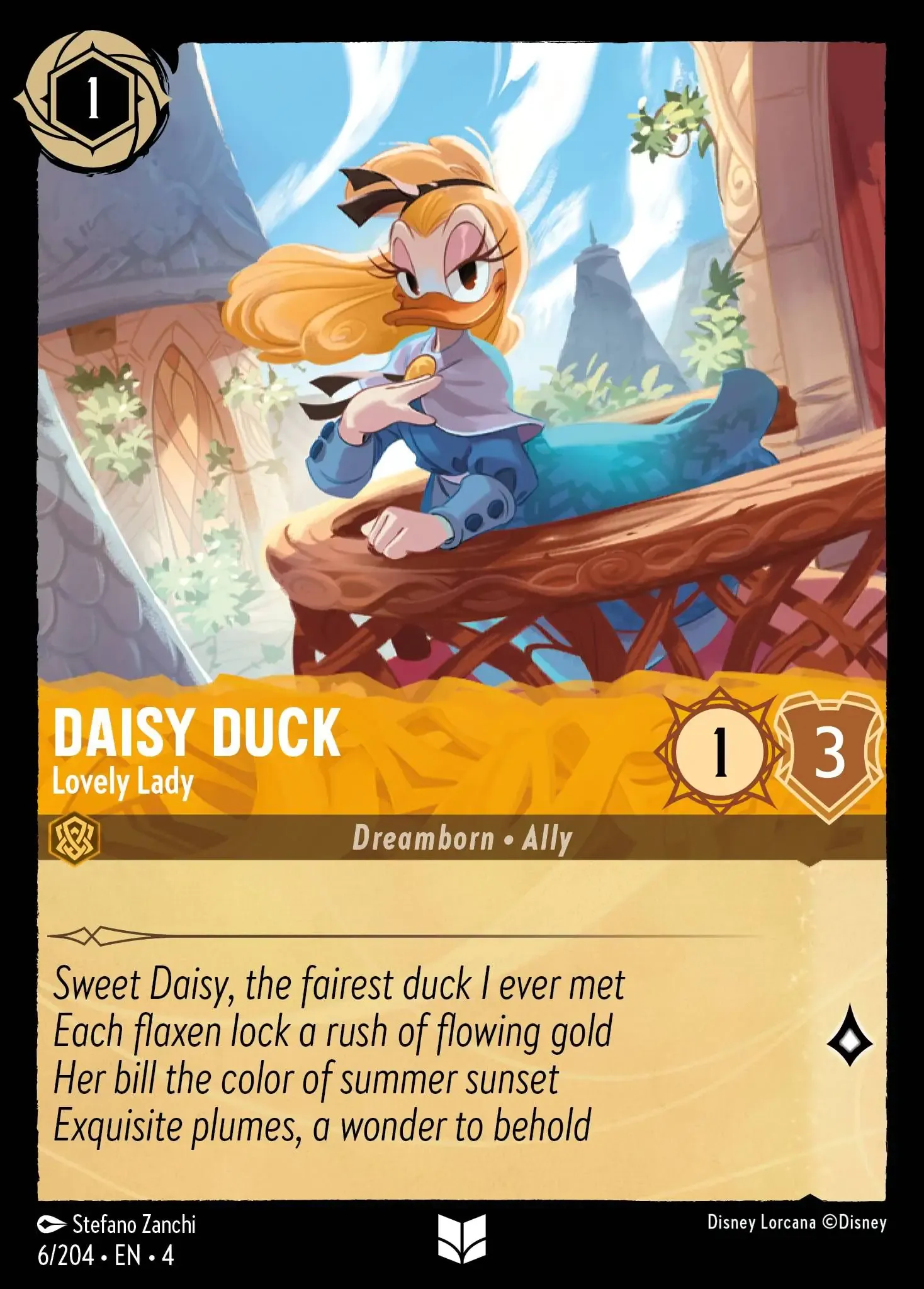 Lorcana - Daisy Duck - Lovely Lady - Ursula's Return