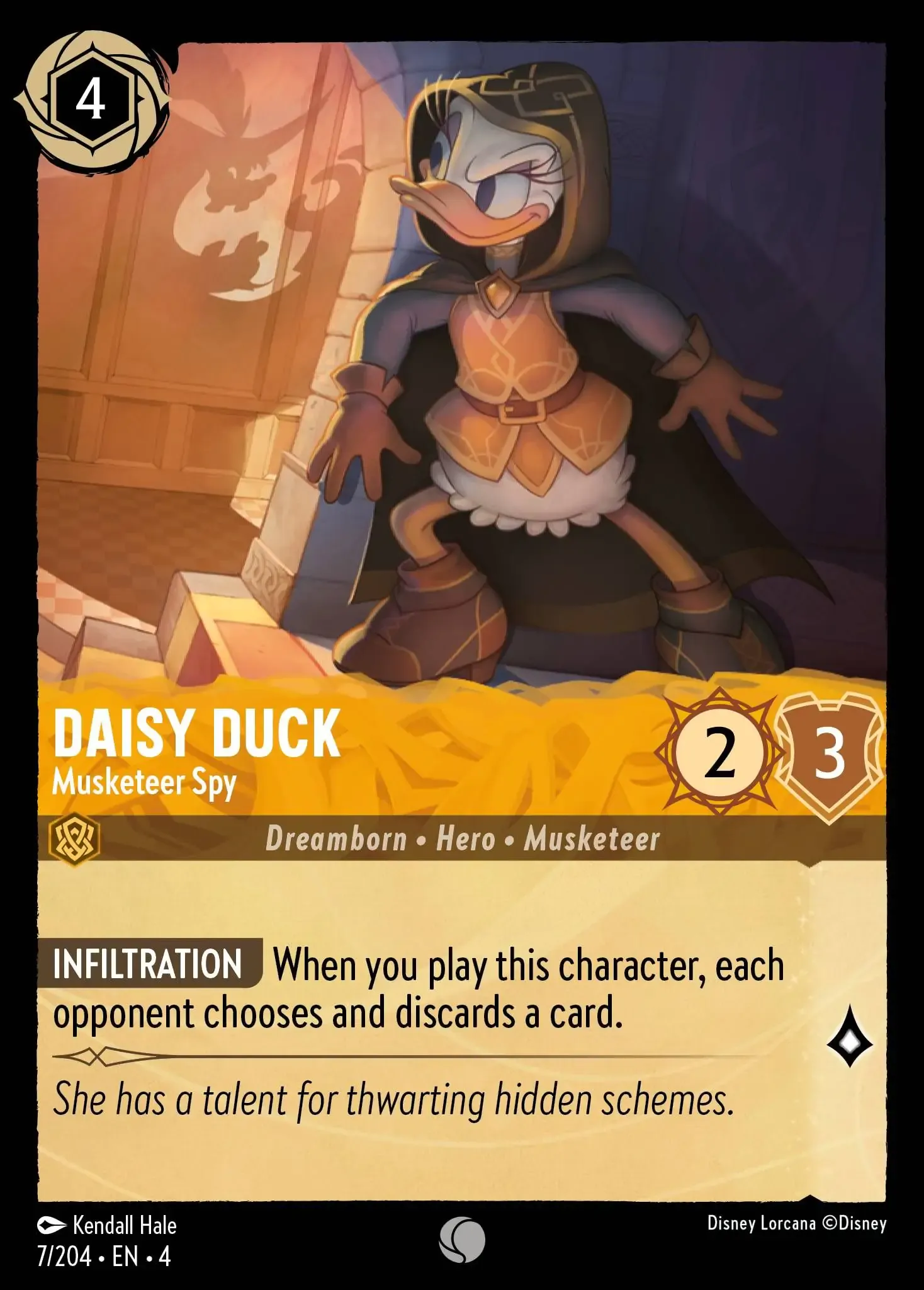 Lorcana - Daisy Duck - Musketeer Spy - Ursula's Return