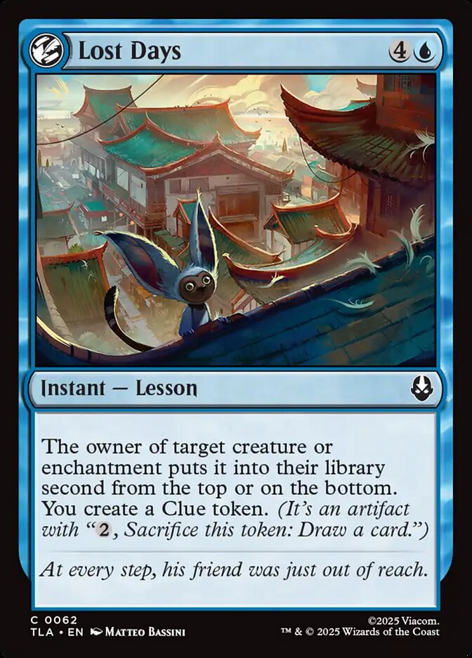 Magic: The Gathering - Lost Days - Avatar: The Last Airbender