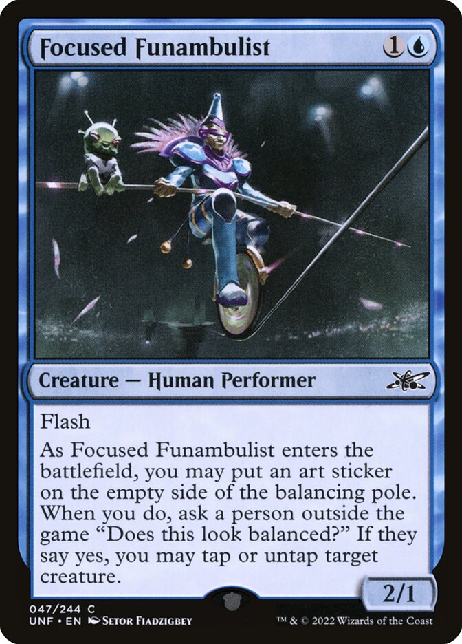 MTG - Focused Funambulist - Unfinity (SOS)