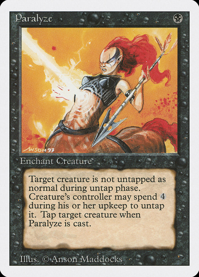 Magic: The Gathering - Paralyze - Revised