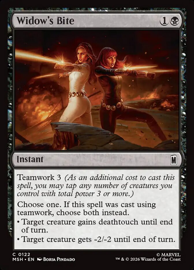 Magic: The Gathering - Widow's Bite - Marvel Super Heroes