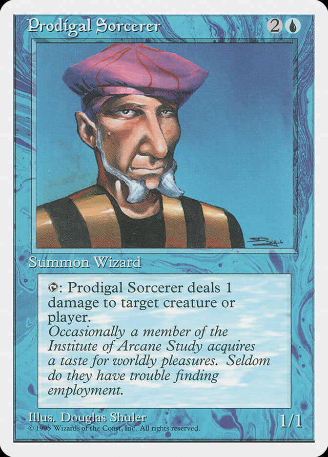 Magic: The Gathering - Prodigal Sorcerer - Fourth Edition