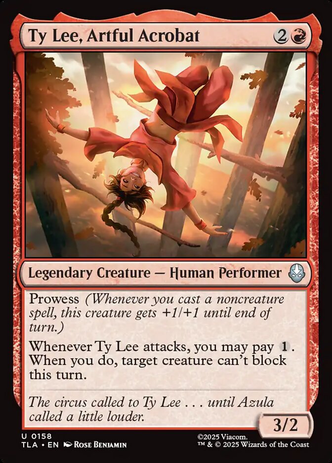 Magic: The Gathering - Ty Lee, Artful Acrobat - Avatar: The Last Airbender