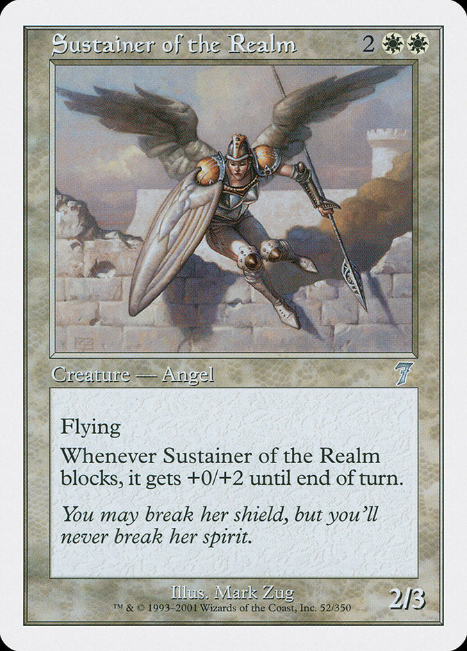 Magic: The Gathering - Sustainer of the Realm - Seventh Edition
