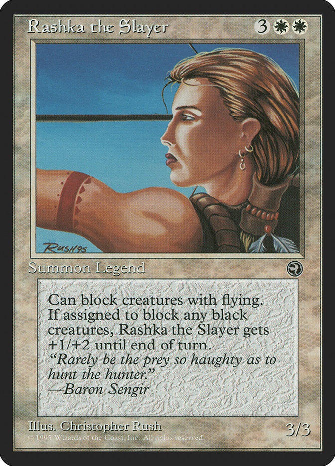 Magic: The Gathering - Rashka the Slayer - Homelands