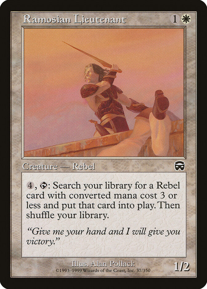 Magic: The Gathering - Ramosian Lieutenant - Mercadian Masques