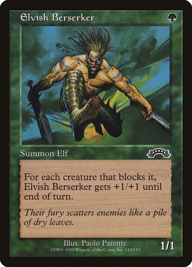 Magic: The Gathering - Elvish Berserker - Exodus
