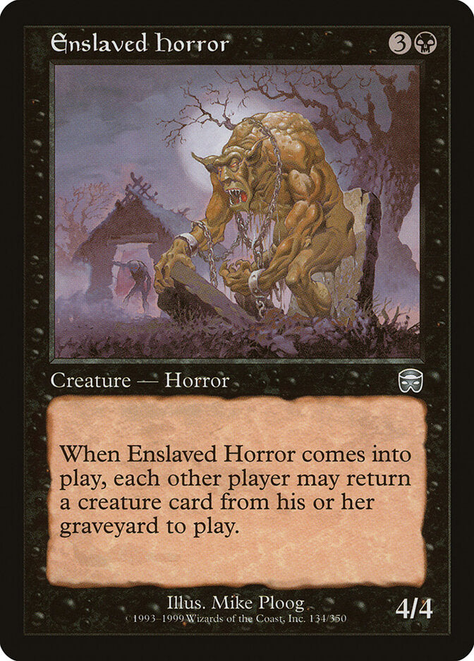 Magic: The Gathering - Enslaved Horror - Mercadian Masques