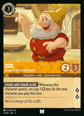 Lorcana - Doc - Leader of the Seven Dwarfs - Rise of the Floodborn