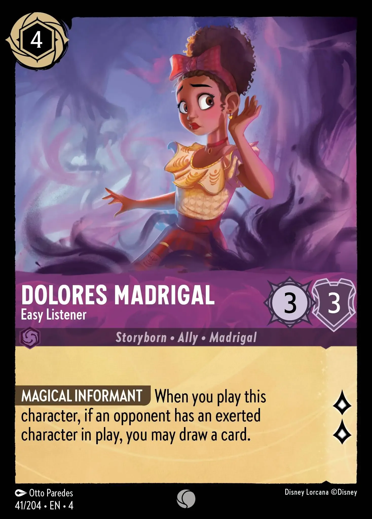 Lorcana - Dolores Madrigal - Easy Listener - Ursula's Return
