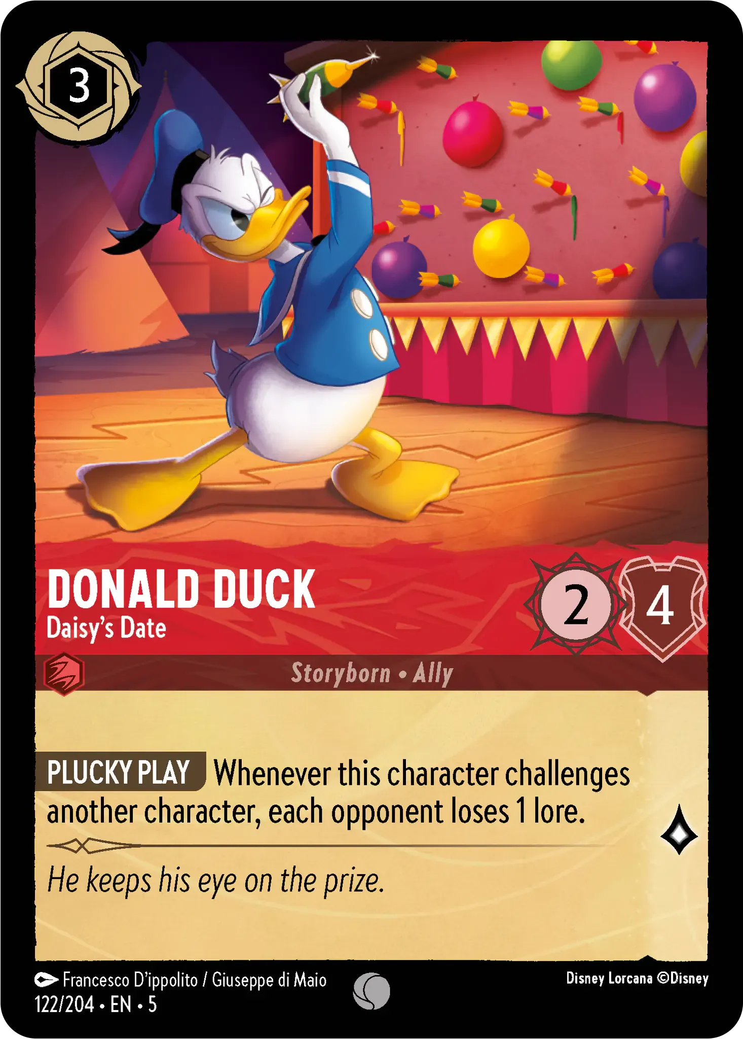 Lorcana - Donald Duck - Daisy's Date - Shimmering Skies