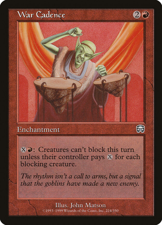 Magic: The Gathering - War Cadence - Mercadian Masques