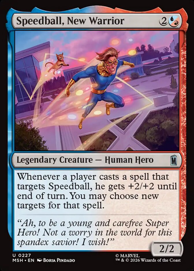 Magic: The Gathering - Speedball, New Warrior - Marvel Super Heroes
