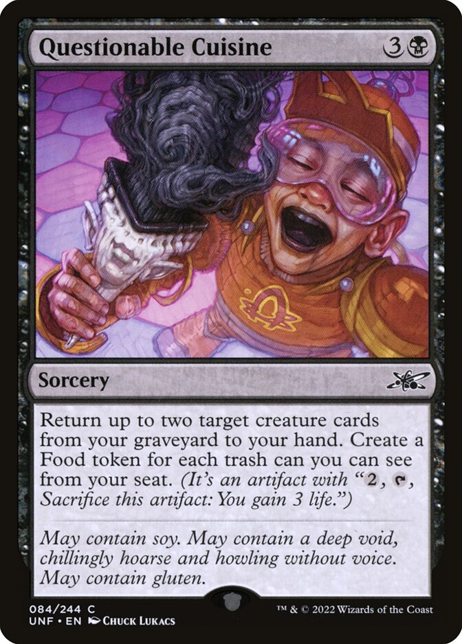 MTG - Questionable Cuisine - Unfinity (SOS)