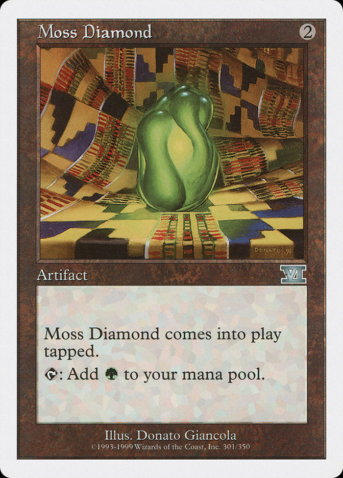 Magic: The Gathering - Moss Diamond - Sixth Edition