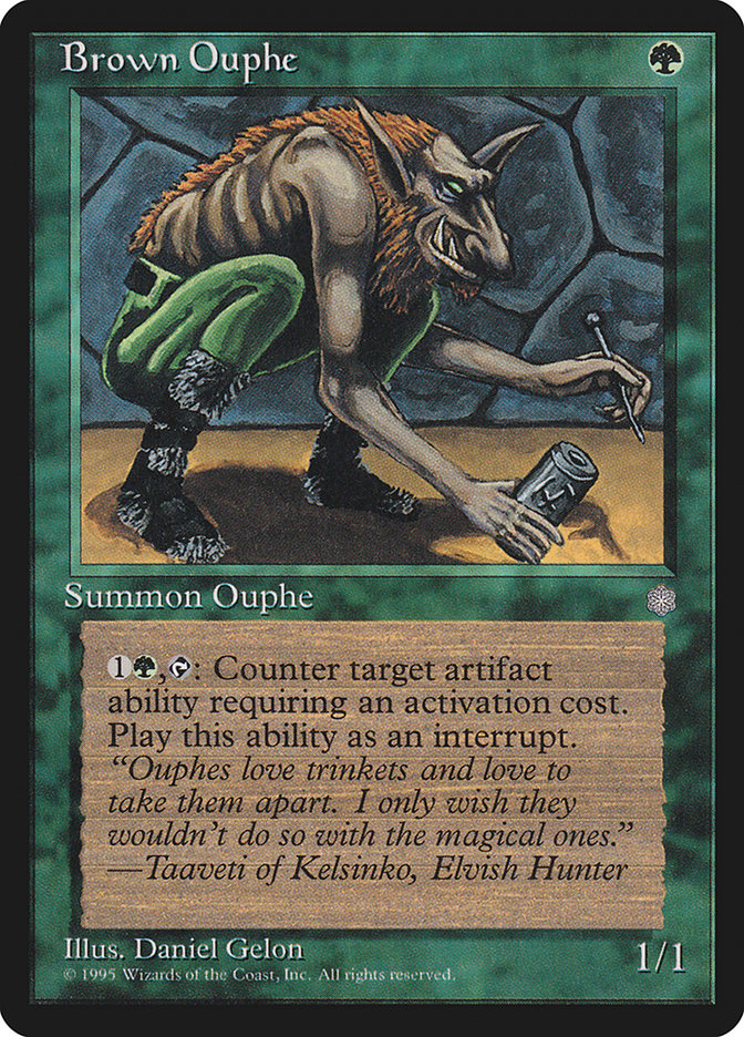 Magic: The Gathering - Brown Ouphe - Ice Age