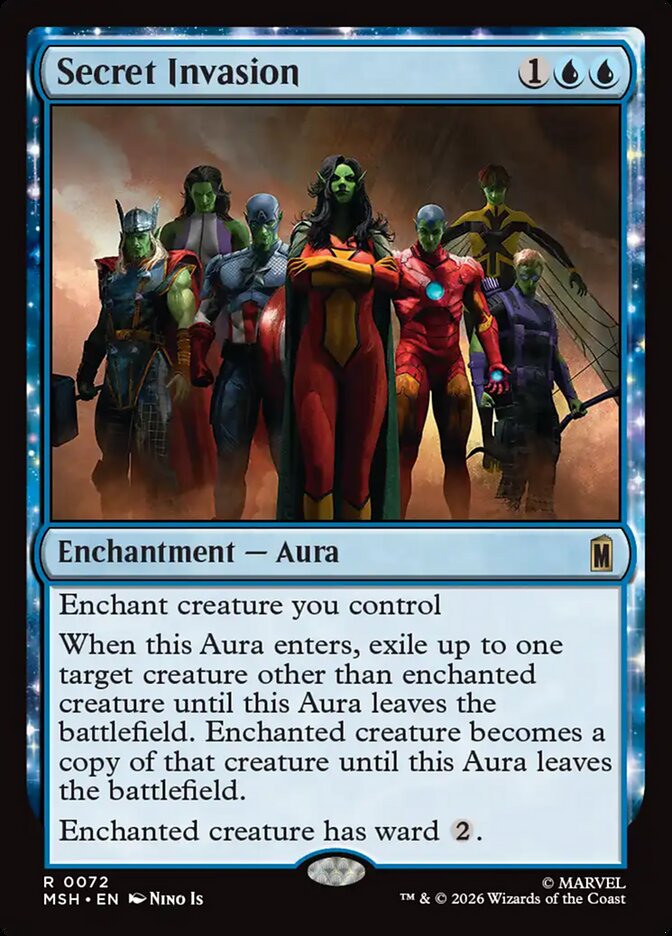 Magic: The Gathering - Secret Invasion - Marvel Super Heroes