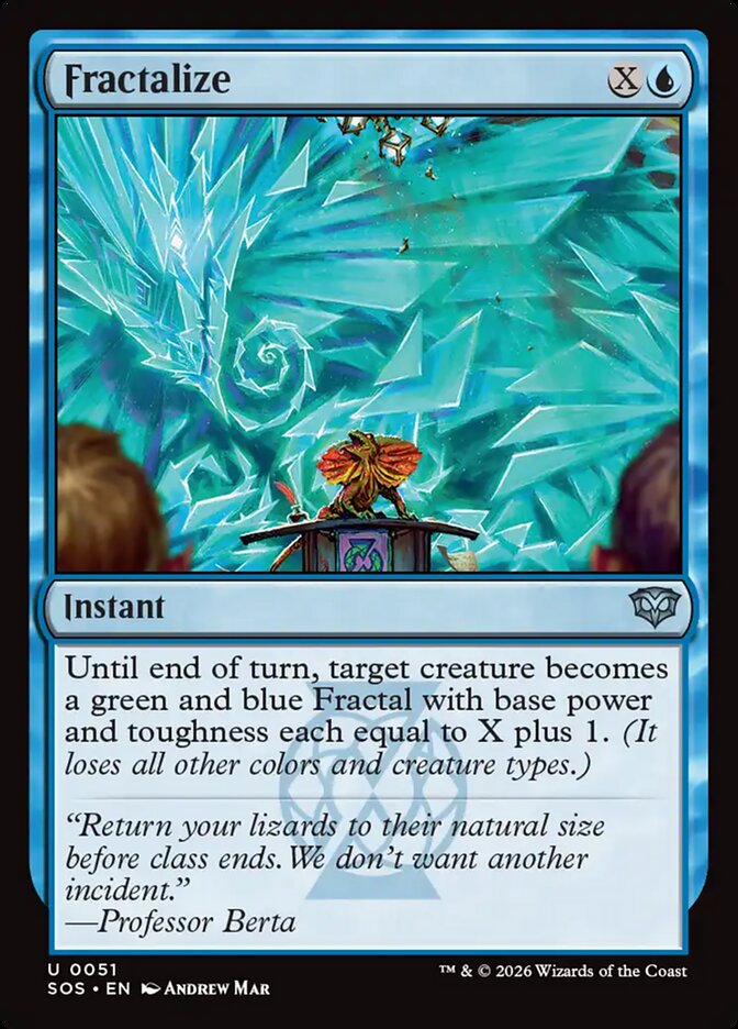 MTG - Fractalize - Secrets of Strixhaven (SOS)