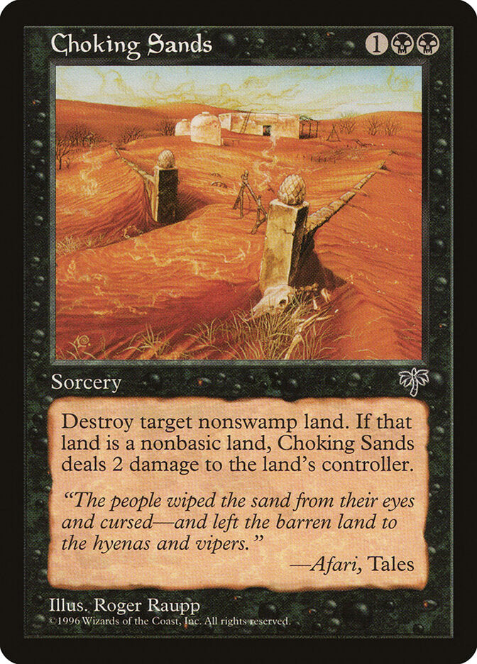 Magic: The Gathering - Choking Sands - Mirage