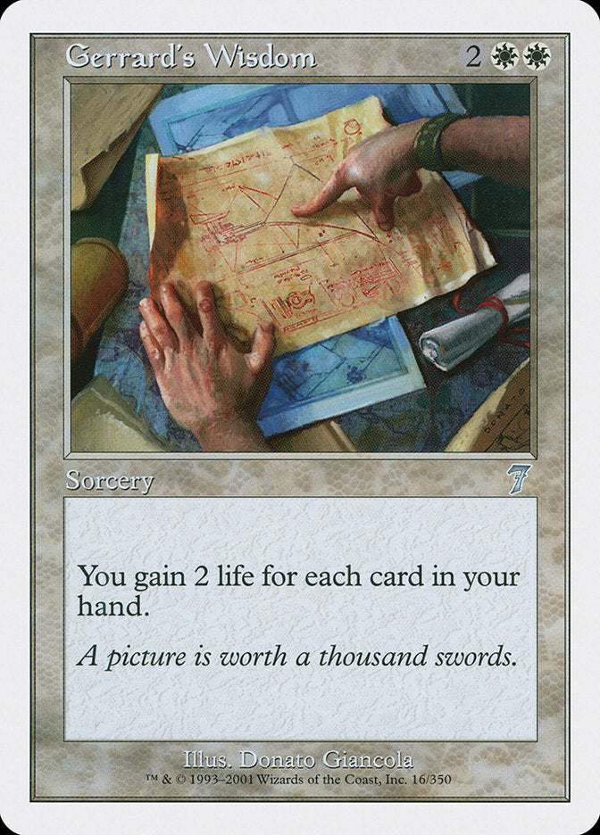 Magic: The Gathering - Gerrard's Wisdom - Seventh Edition
