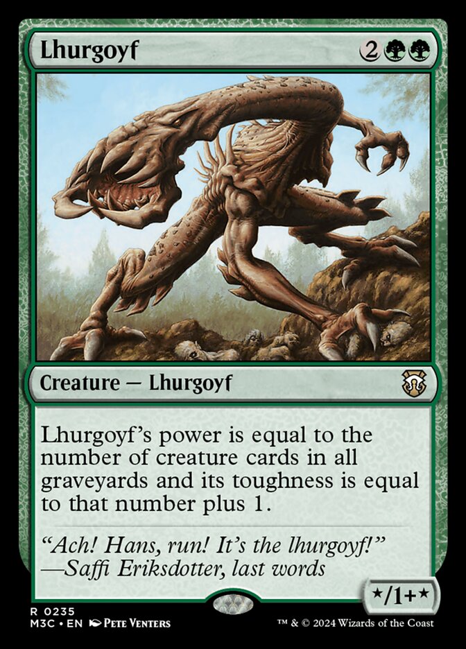 Magic: The Gathering - Lhurgoyf - Modern Horizons 3 Commander