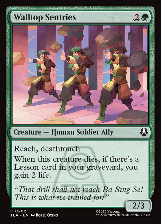Magic: The Gathering - Walltop Sentries - Avatar: The Last Airbender