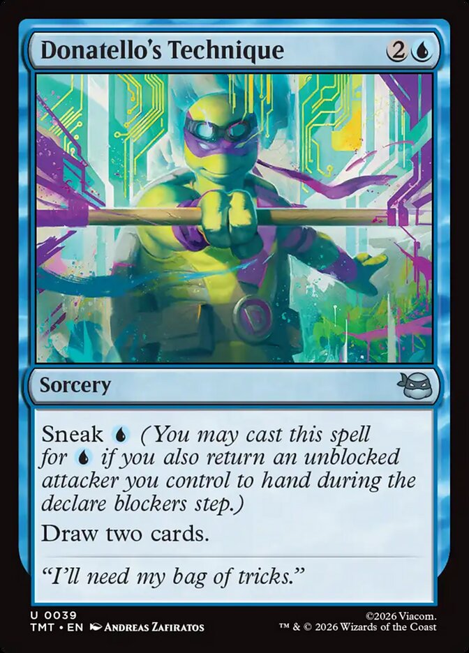 MTG - Donatello's Technique - Teenage Mutant Ninja Turtles (SOS)