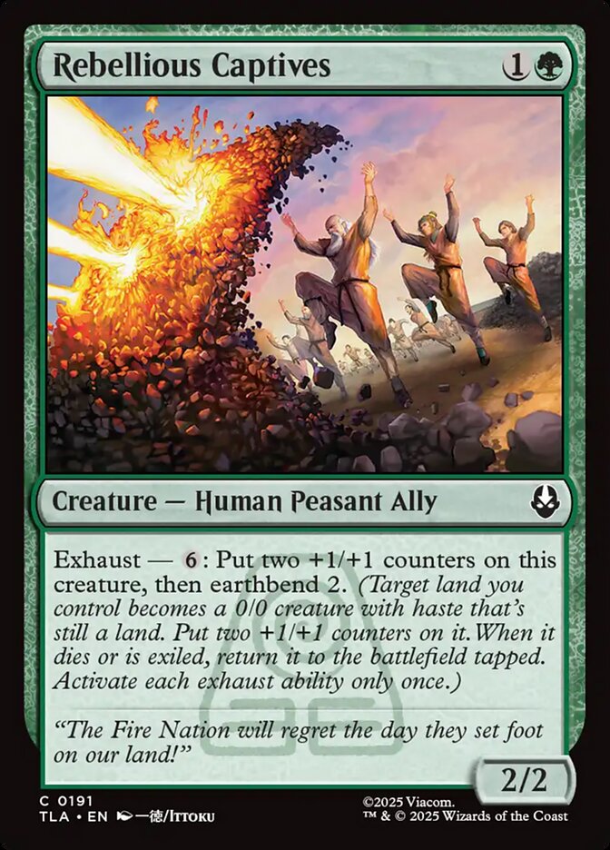 Magic: The Gathering - Rebellious Captives - Avatar: The Last Airbender