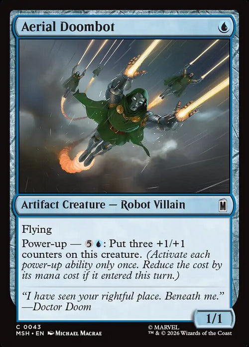 Magic: The Gathering - Aerial Doombot - Marvel Super Heroes