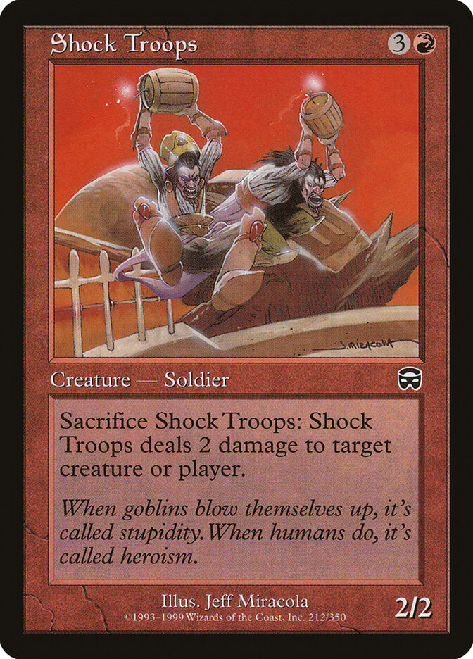 Magic: The Gathering - Shock Troops - Mercadian Masques