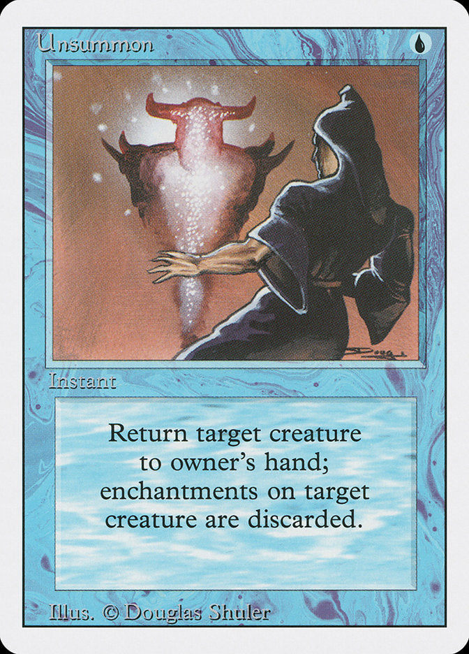 Magic: The Gathering - Unsummon - Revised