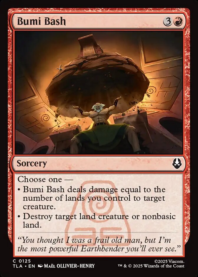 Magic: The Gathering - Bumi Bash - Avatar: The Last Airbender