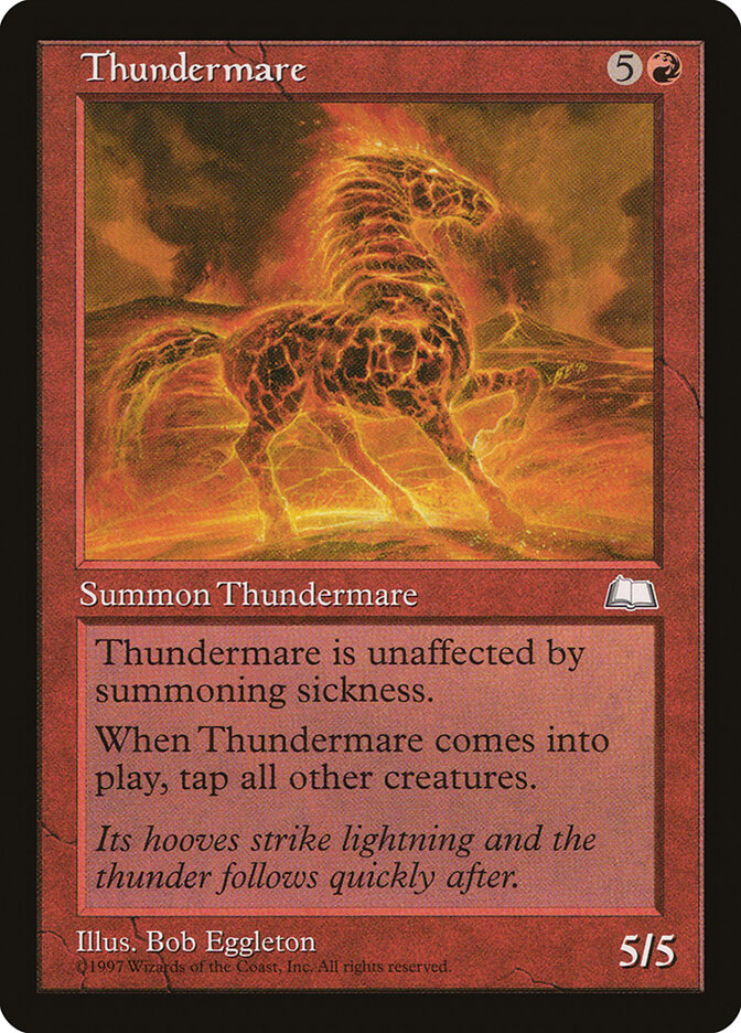 Magic: The Gathering - Thundermare - Weatherlight