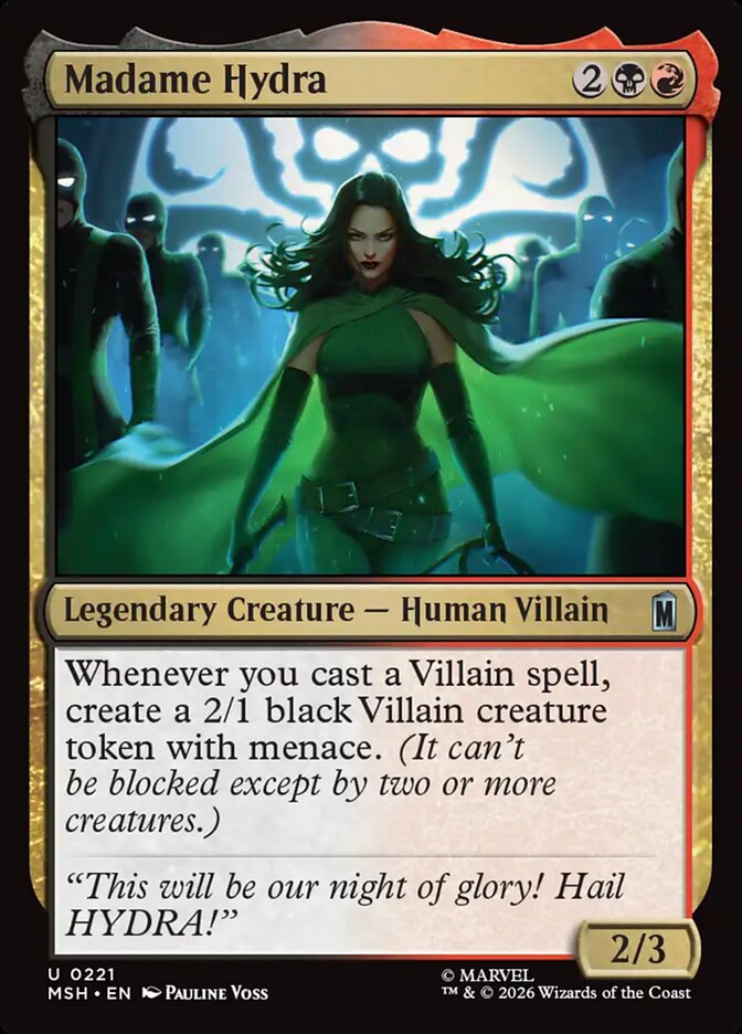 Magic: The Gathering - Madame Hydra - Marvel Super Heroes