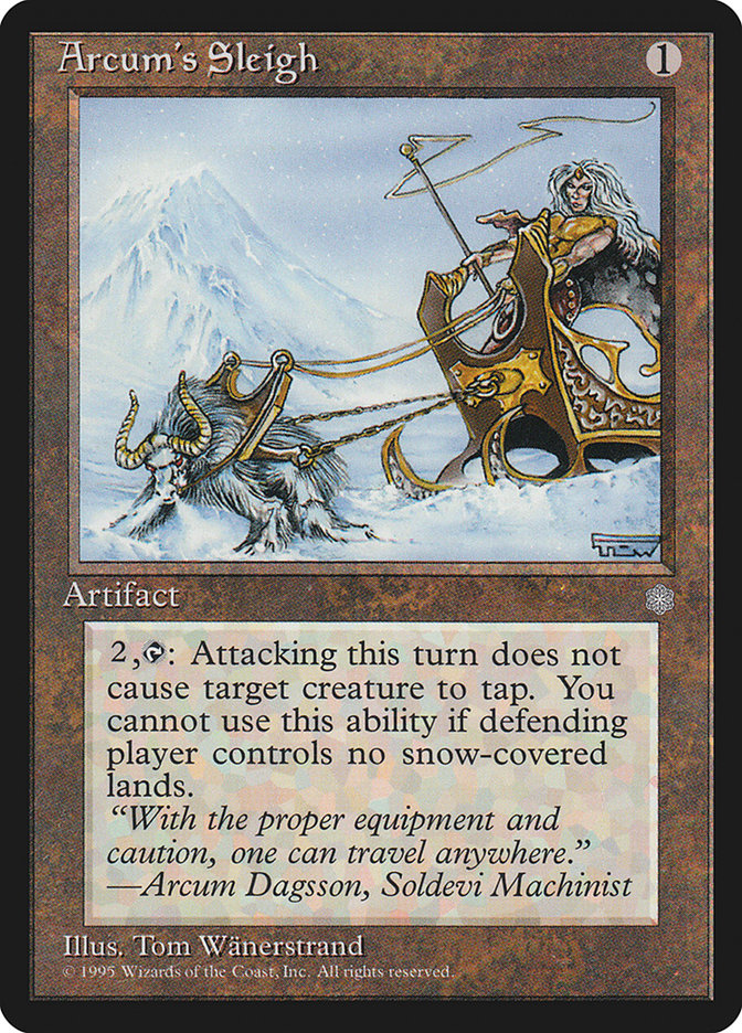 Magic: The Gathering - Arcum's Sleigh - Ice Age