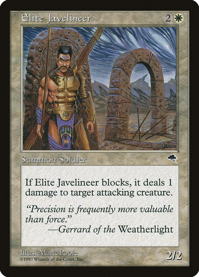 Magic: The Gathering - Elite Javelineer - Tempest