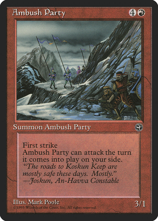 Magic: The Gathering - Ambush Party - Homelands
