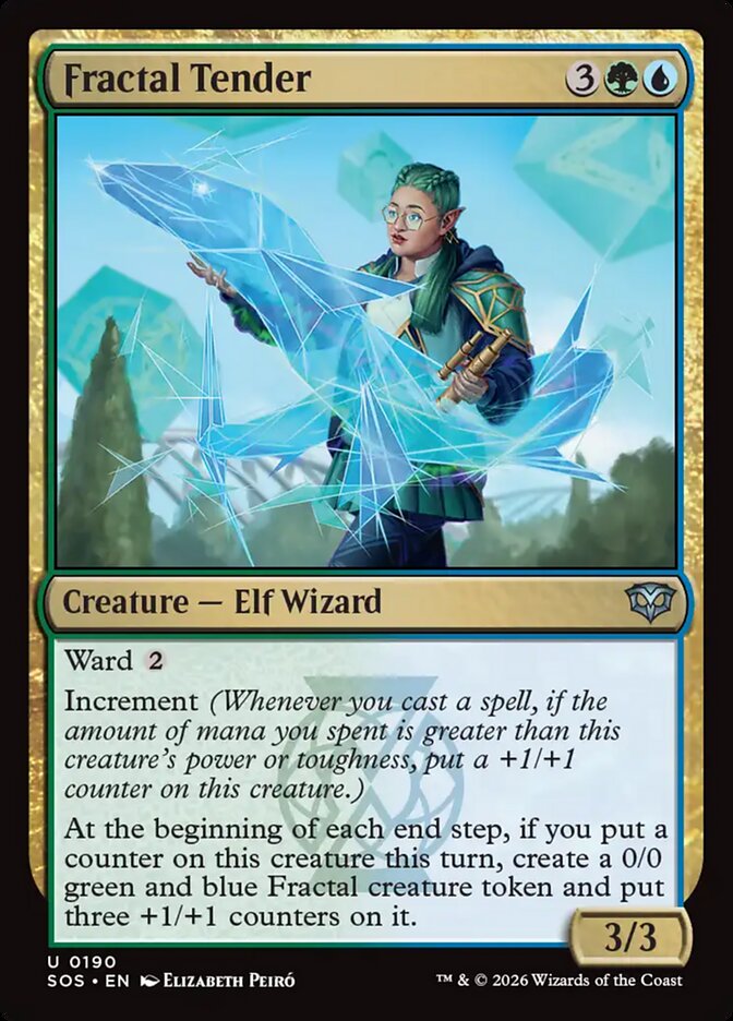MTG - Fractal Tender - Secrets of Strixhaven (SOS)